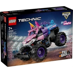 Klocki LEGO 42220 Monster Jam Sparkle Smash z napędem pulback TECHNIC